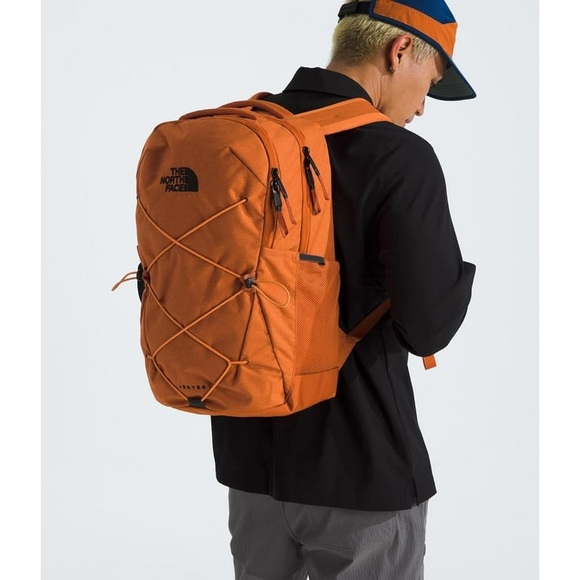 The North Face Jester Laptop Backpack Iron Bronze Dark Heather Orange One Size - Picture 2 of 15